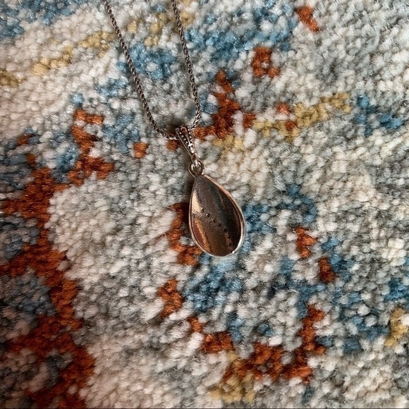 NIB Sterling Silver Pendant Chain + Matching Earrings - Picture 4 of 8